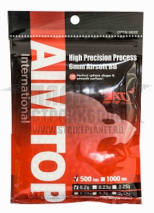 детальное фото для раздела Шары AimTop 0.20г. 500 шт. (bb-20x05) интернет-магазин "Планета страйкбола»