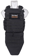 Защита паха / напашник Strike, черный кордура, mod1