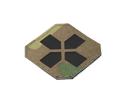 Нашивка Strike "Медицинский крест", 50х50 мм, полевой, мультикам, лазерная резка