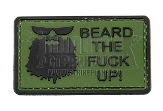 детальное фото Нашивка Zlo "Beard the fuck up" интернет-магазин "Планета страйкбола"