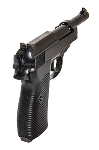 WE Пистолет Walther P38, greengas (we-p010lbox-bk)