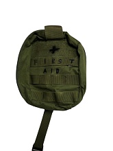 детальное фото для раздела Подсумок под аптечку отрывной MOLLE, олива (Б/У) интернет-магазин "Планета страйкбола»