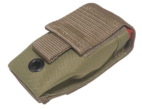 Подсумок Strike с красной лентой, койот кордура