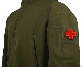 Нашивка Strike "Красный крест медика без фона" 5см