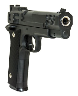 Galaxy Пистолет Smith & Wesson 945 с кобурой, спринг (g20+)