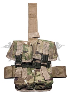 детальное фото Подсумок магазина АК МАК-4 4шт. Азимут на бедро мультикам интернет-магазин "Планета страйкбола"