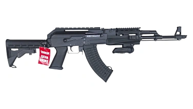 детальное фото для раздела Автомат Cyma АК47 Tactical, тактический обвес (cm039u), полный комплект, 120 м/с (Б/У) интернет-магазин "Планета страйкбола»