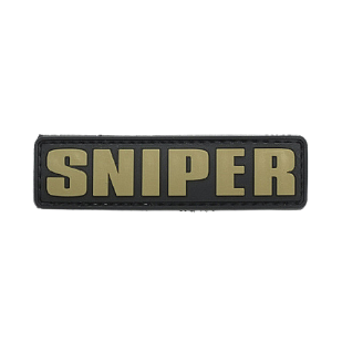Нашивка Zlo "SNIPER" лента пвх дубль