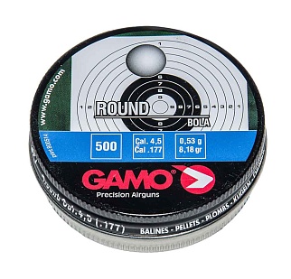 пули для пневматики gamo round 4.5мм 500шт