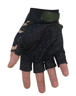 Перчатки Outdoor Gloves Adventure прорезиненные, полпальца, мультикам (adv-u-mc)