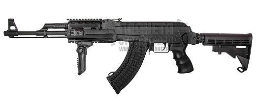 фото детально cyma автомат ак47 tactical, тактический обвес (cm028c) интернет-магазин "Планета страйкбола"