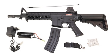 Автомат Cyma M4 RAS Combat, пластик (cm517)