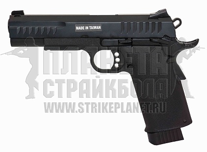 фото детально kjw пистолет colt hi-capa, co2 (kp-08.co2) интернет-магазин "Планета страйкбола"