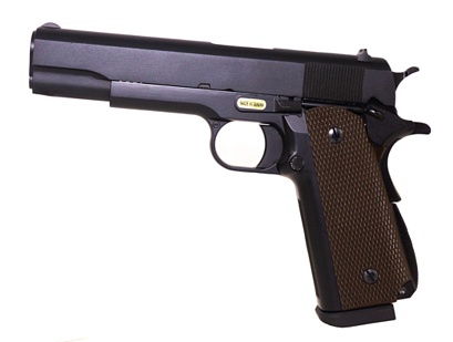 фото детально пистолет we colt m1911a1, greengas (we-e005b) интернет-магазин "Планета страйкбола"