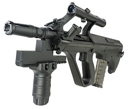 Автомат Snow Wolf Steyr AUG с прицелом и ремнем, черный (sw-020tabk)