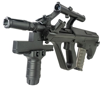 Автомат Snow Wolf Steyr AUG с прицелом и ремнем, черный (sw-020tabk)