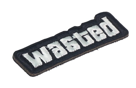 Нашивка Strike "WASTED" 75 х 25 мм