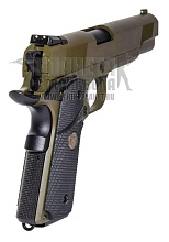 WE Пистолет Colt M1911 MEU USMC, олива, greengas (WE-E008-OD)