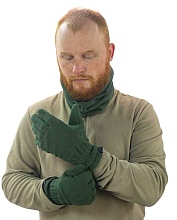 Перчатки Strike 9 размер флис, олива