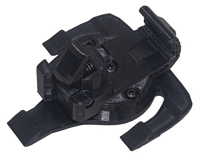 Кобура Strike TRIG для пистолета Colt Hi Capa на MOLLE, пластик, черный