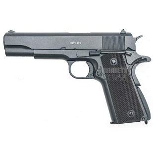 gletcher модель пистолета colt 1911, co2, металл, пневматический