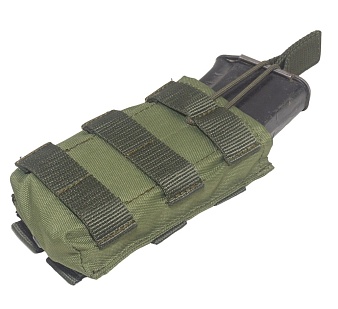 Подсумок под магазин АК / AR без клапана, хаки оксфорд