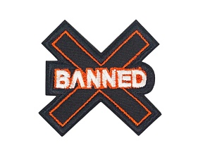 детальное фото для раздела Нашивка Strike "BANNED / Забанен" (Уценка) интернет-магазин "Планета страйкбола»