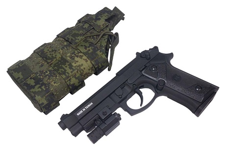 Кобура для пистолета c ЛЦУ/фонарем Strike левая, цифра