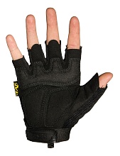 Перчатки полпальца черные L (ws25510b l)