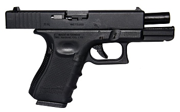 WE Пистолет Glock 19 Gen.4, greengas (we-g003b-bk)