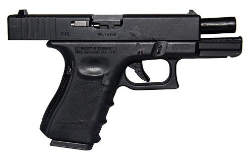 WE Пистолет Glock 19 Gen.4, greengas (we-g003b-bk)