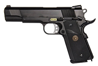 фото детально we пистолет colt m1911 meu usmc, greengas (we-e008) интернет-магазин "Планета страйкбола"