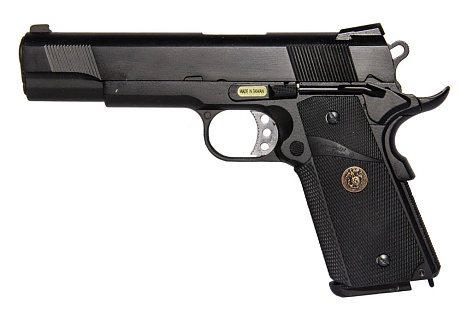 фото детально we пистолет colt m1911 meu usmc, greengas (we-e008) интернет-магазин "Планета страйкбола"