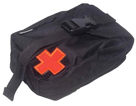 Аптечка Strike отрывная, черная