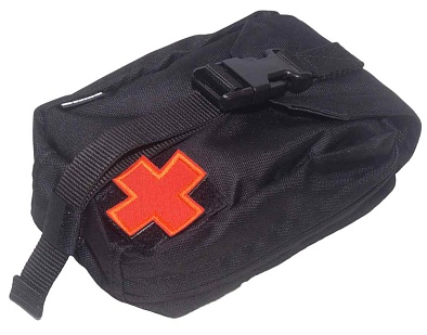 Аптечка Strike отрывная, черная