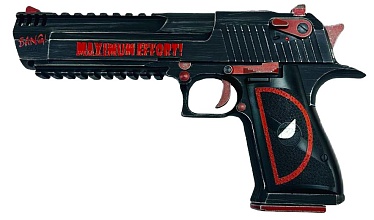 фото детально пистолет cybergun desert eagle l6 deadpool edition, greengas интернет-магазин "Планета страйкбола"