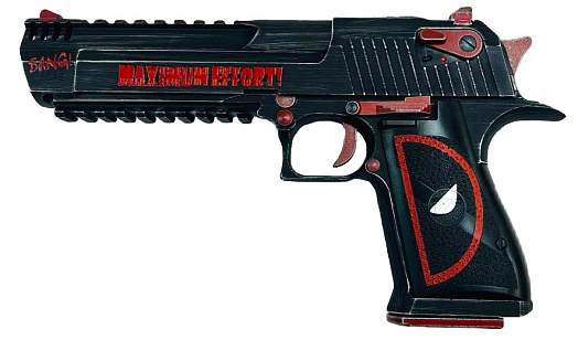 фото детально пистолет cybergun desert eagle l6 deadpool edition, greengas интернет-магазин "Планета страйкбола"
