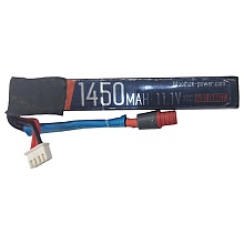 детальное фото для раздела Аккумулятор BlueMax LiPo 11.1В, 1450мАч, 30С, T-разъем (Б/У) интернет-магазин "Планета страйкбола»