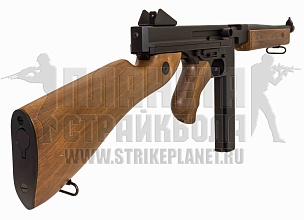 Cyma Пистолет-пулемет Thompson M1A1, пластик под дерево (cm033)