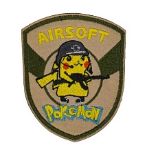 детальное фото Нашивка Strike "Airsoft Pokemon" 80 мм интернет-магазин "Планета страйкбола"