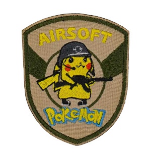 детальное фото Нашивка Strike "Airsoft Pokemon" 80 мм интернет-магазин "Планета страйкбола"