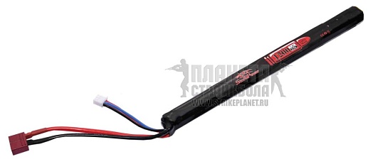 детальное фото для раздела Аккумулятор StormPower LiPo 7.4в, 1200мАч, 25C, АК интернет-магазин "Планета страйкбола»