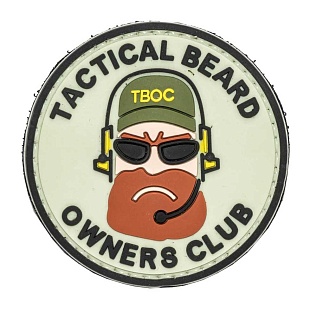 детальное фото Нашивка Zlo "Tactical beard" олива пвх интернет-магазин "Планета страйкбола"