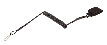 детальное фото Шнур страховочный спиральный Black (as-sl0003b) интернет-магазин "Планета страйкбола"