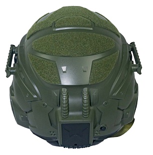 Шлем Kingrin (WoSporT) Tactical Assault Helmet олива, радиоцифированный (hl-98-od)