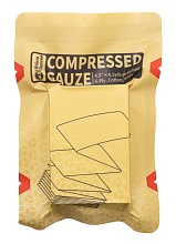 детальное фото Бинт Z - сложенный для тампонады Compressed gauze Rhino Rescue (CR-CG01) интернет-магазин "Планета страйкбола"