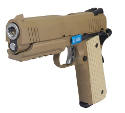 WE Пистолет Colt Desert Warrior 4.3, GreenGas, tan (WE-E011-T)