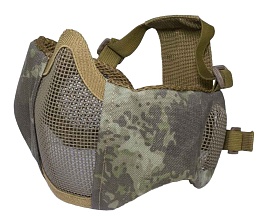 детальное фото для раздела Маска Kingrin с защитой ушей A-TACS Camo (ma-92-at) (Б/У) интернет-магазин "Планета страйкбола»
