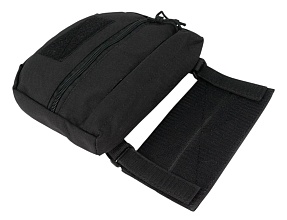 Подсумок Strike утилитарный напашный, черный прайм, mod1