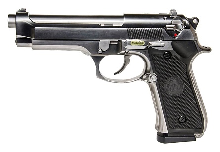 фото детально пистолет we beretta m92fs greengas хром (gp301sv) интернет-магазин "Планета страйкбола"